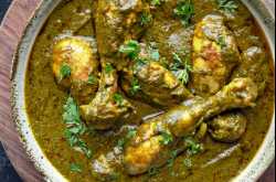 Chicken Saag Recipe (Palak Chicken) - Cubes N Juliennes