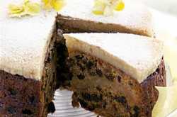 Chocolate, orange, almond Simnel cake!