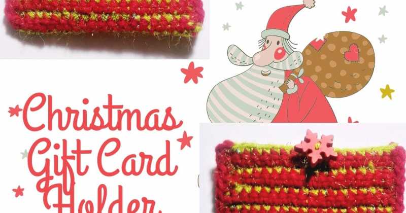 Christmas Gift Card Holder Free Crochet Pattern