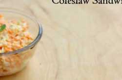 Coleslaw Sandwich