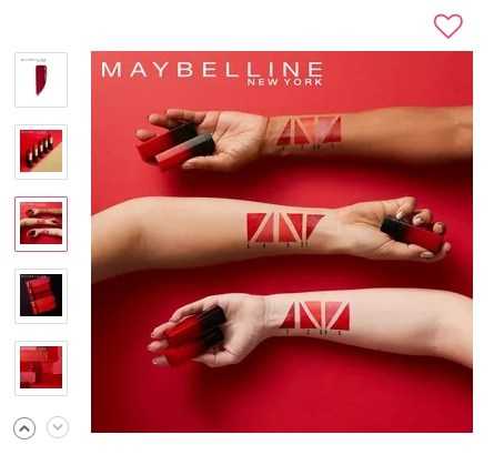 Color Sensational Reds On Fire By Maybelline For Valentine Day