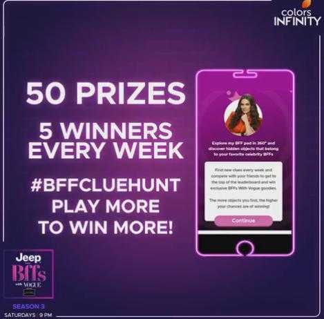 Colors Infinity BFF Clue Hunt Game - Win Exciting Prizes - ContestNews