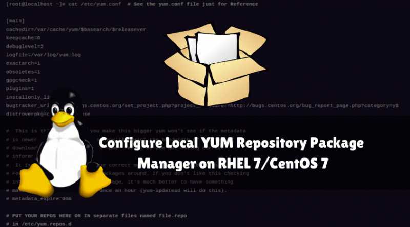 Configure Local YUM Repository Package Manager On RHEL 7/CentOS 7