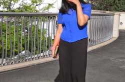 Coral, Blue, Baubles and a Basic Skirt