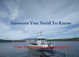 Core Java Interview Questions