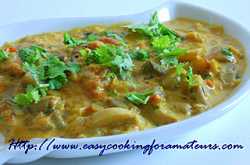 Creamy Mushroom Masala/Mushroom In Creamy Spicy Sauce