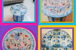 Decoupage table & cool craft Ideas for Home Decor