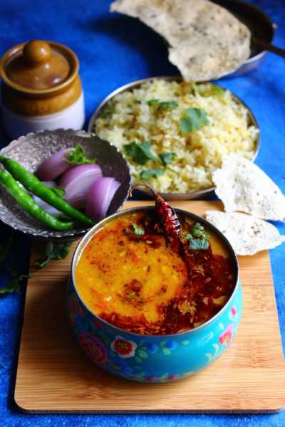 Dhaba Style Dal Tadka Using 24 Mantra Organic Tur Dal - Savory Tales