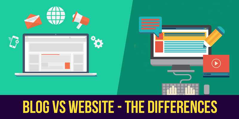 Difference Between A Blog And Website - Detailed Article
