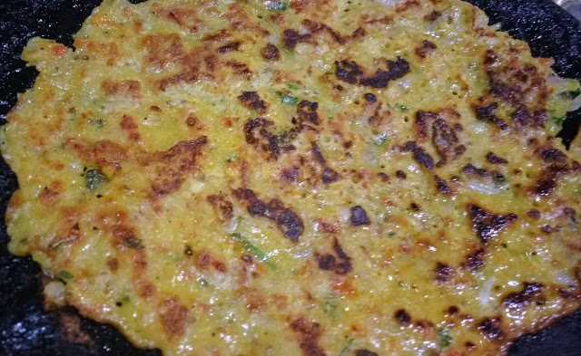 Easy Eggless Carrot Omlette For Kids