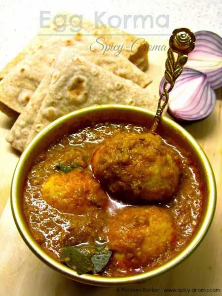 Egg Korma Recipe, How To Make Spicy Egg Korma