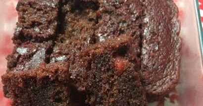 Eggless Beetroot Cake