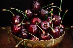 Eggless Black forest cupcakes with Berry gardens British cherries