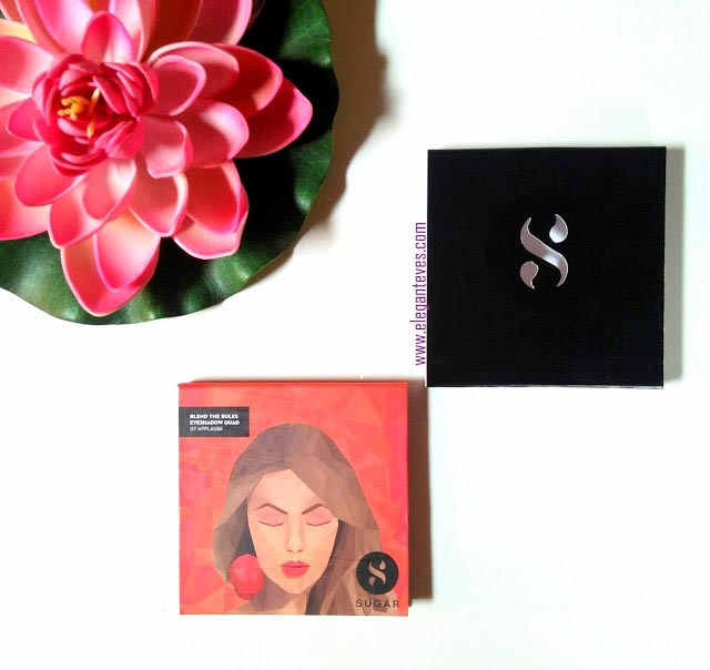 Elegant Eves: Blend The Rules Eyeshadow Quad - 07 Applause  SUGAR Cosmetics