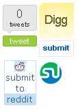 Enabling Visitors To Submit Your Blogpost To Social Bookmarking Sites And Twitter