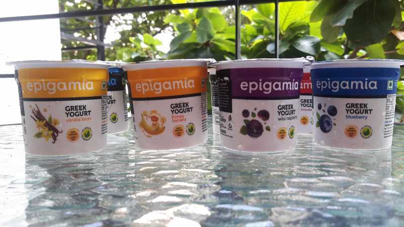 Epigamia Greek  Flavored Yogurt And Snack Packs Review
