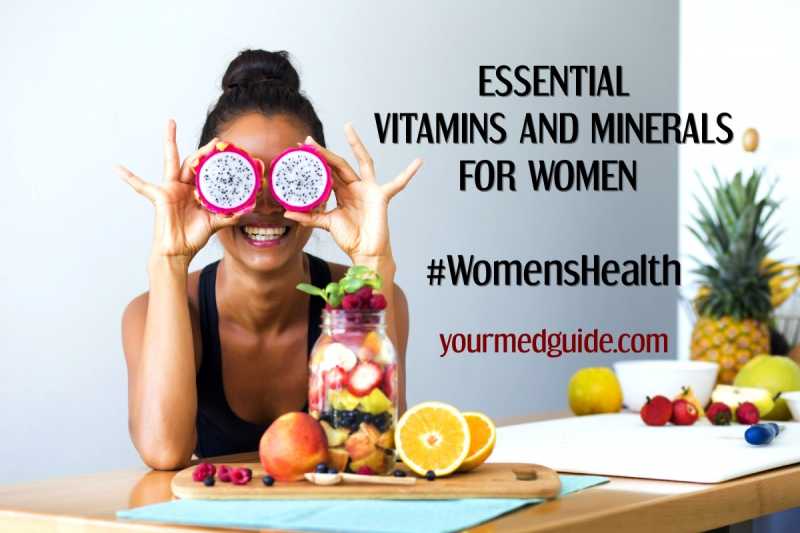 Essential Vitamins And Minerals For Women #WomensHealth