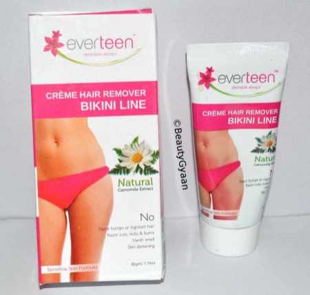 Everteen Bikini Line Hair Removal Creme Review - BeautyGyaan