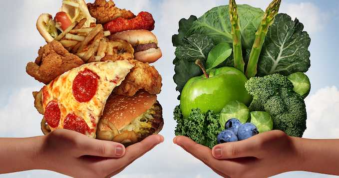 FOOD THAT IS HEALTHY AND HARMFUL