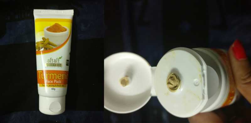 Face Pack Review - Sri Sri Ayurveda Turmeric/ Biotique Bio Milk Protein Whitening & Rejuvenating