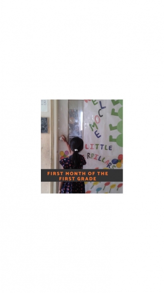 First Month Of Her First Grade