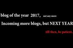 First  blog of 2017