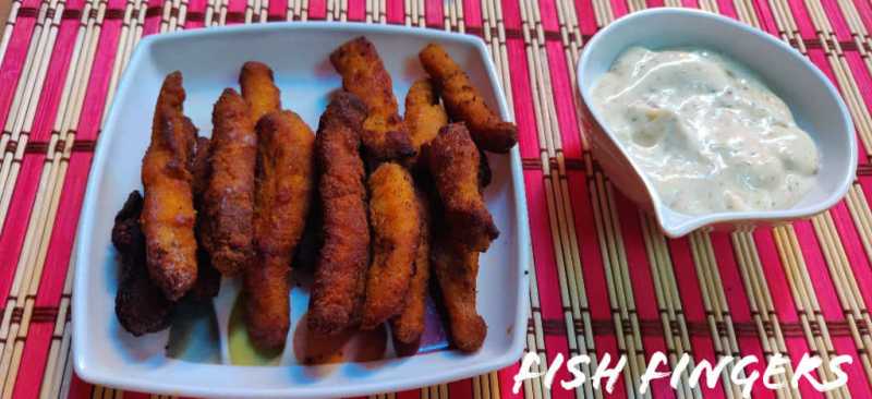 Fish Fingers Recipe | Crispy Fish Fingers | How To Make Fish Fingers In Home - Nams Corner