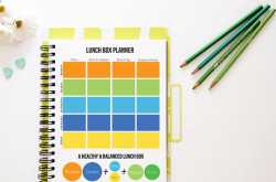 Free Lunch Box Planner & Lunch Notes for Busy Moms - (Printable File)