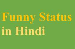 Funny Status in Hindi for Facebook and Whatsapp