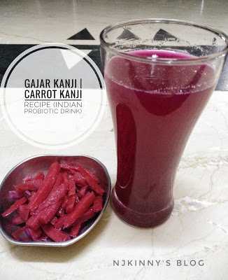Gajar Kanji Recipe | Carrot Kanji Recipe | Traditional Punjabi Gajar Ki Kanji Recipe ~Indian Probiotic Drink
