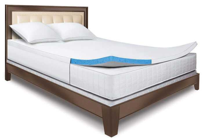 Gel Memory Foam Mattress Topper Review - Review 10s
