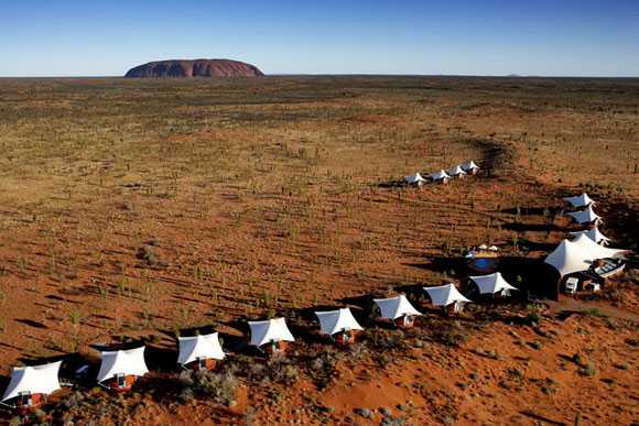 Glamping In The Shadow Of Ayers Rock..