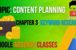 Google AdSense Classes:Content Planning
