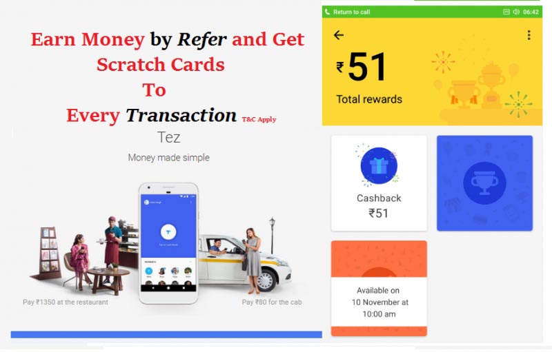Google Tez App - Get Rs.51/- By Refer ( Earn Money With Mobile App- Android, IOS) - Drill SEO
