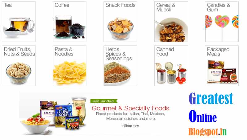 Gourmet & Speciality Foods India - Pasta & Noodles, Spices & Seasonings, Dried Fruits & Nuts, Coffee, Tea & Beverages, Candies & Gums, Snack Foods