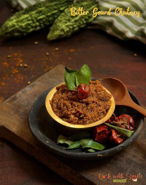 HAGALAKAYI CHUTNEY / BITTER GOURD CHUTNEY