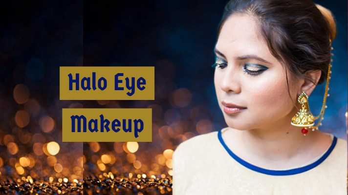 Halo Eye Makeup - A Life Less Ordinary With SauraBhavna