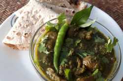 Hara Masala Khumb (Mushroom in Green Masala)