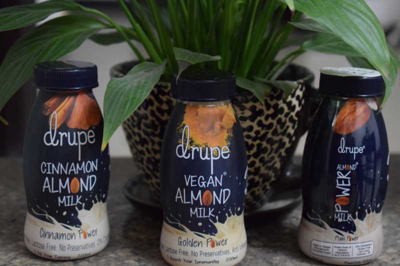Healthy Journeys With Drupe Almond Milk