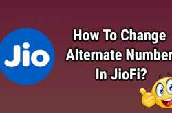 How To Change Alternate Number In JioFi? || Jio Alternative Number