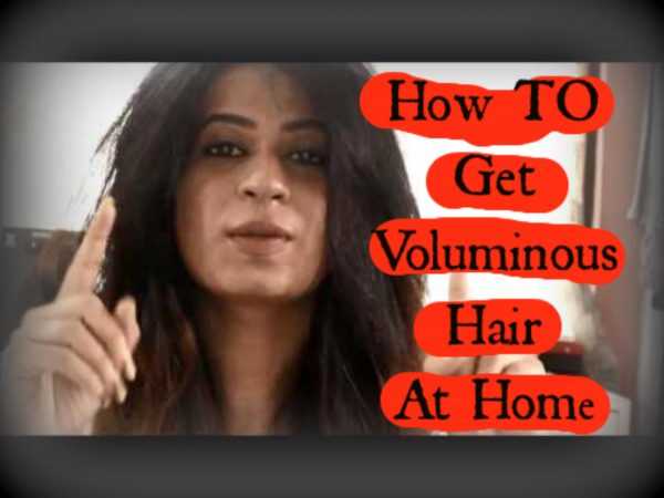 How To Get Voluminous Hair At Home | DIY
