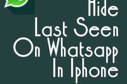 How To Hide WhatsApp Last Seen Timestamp on iPhone