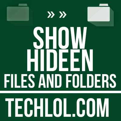 How To Show Hidden Files And Folders In Windows8
