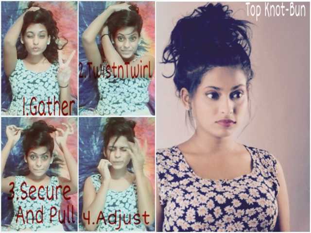 How To: Easy Top Knot-Bun