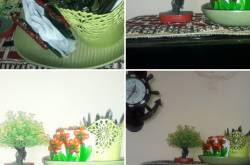 How to decorate and store above the Microwave