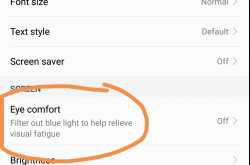 How to enable the blue light filter on your mobile phone - soonev