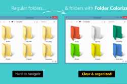 How to make windows folders colourful?