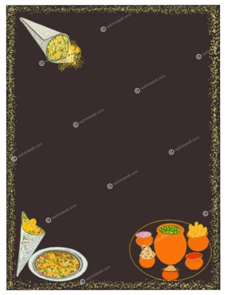 Illustration- Chaat Party Invite | Rashmi & I