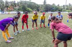Indian girls kicking social stigma through football - Rathina\