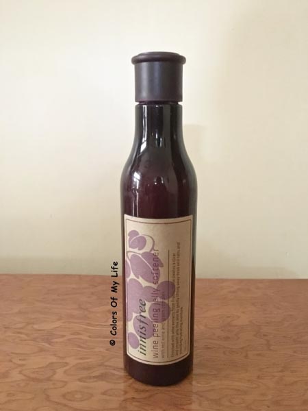 Innisfree Wine Peeling Jelly Softener: Review - Colors Of My Life